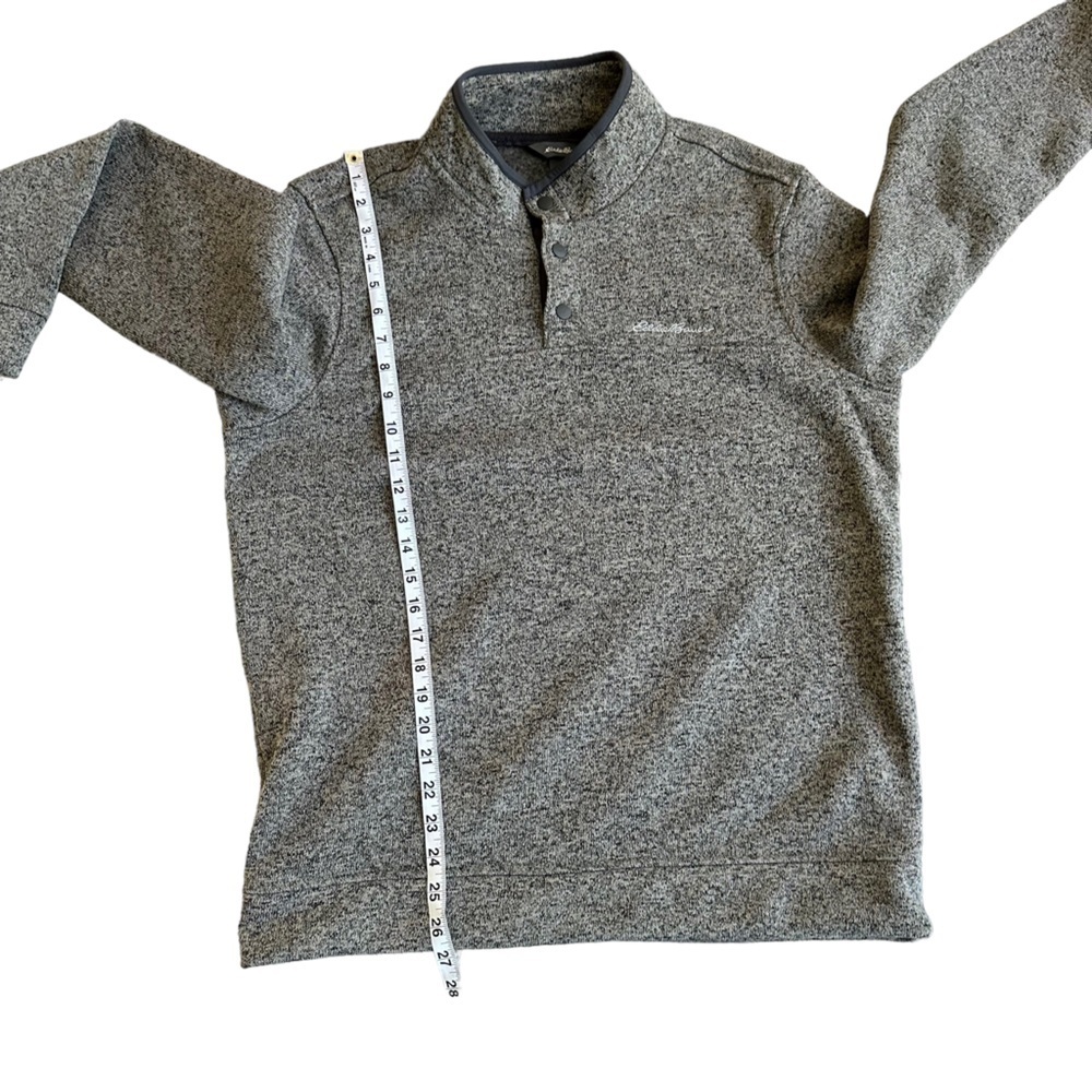 Eddie Bauer Men's Radiator Fleece Pullover 1/4 Snap Classic Fit Sweater Size: L - Picture 11 of 13